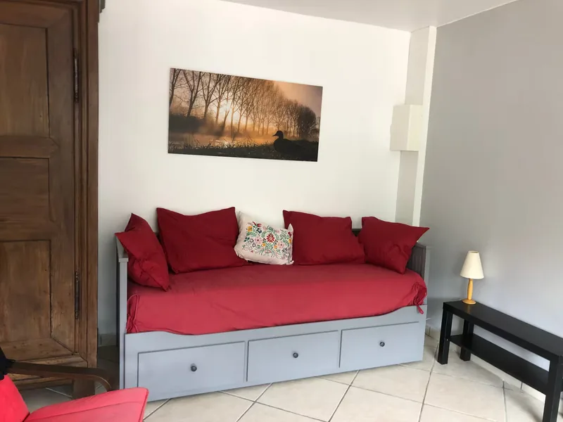 Sofa bed in the living room