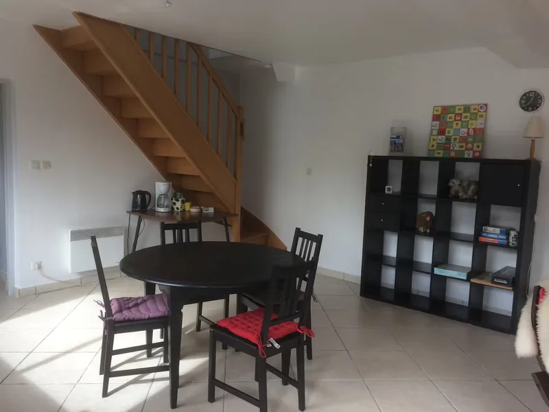 The dining area