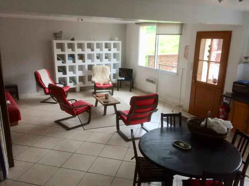 The living area